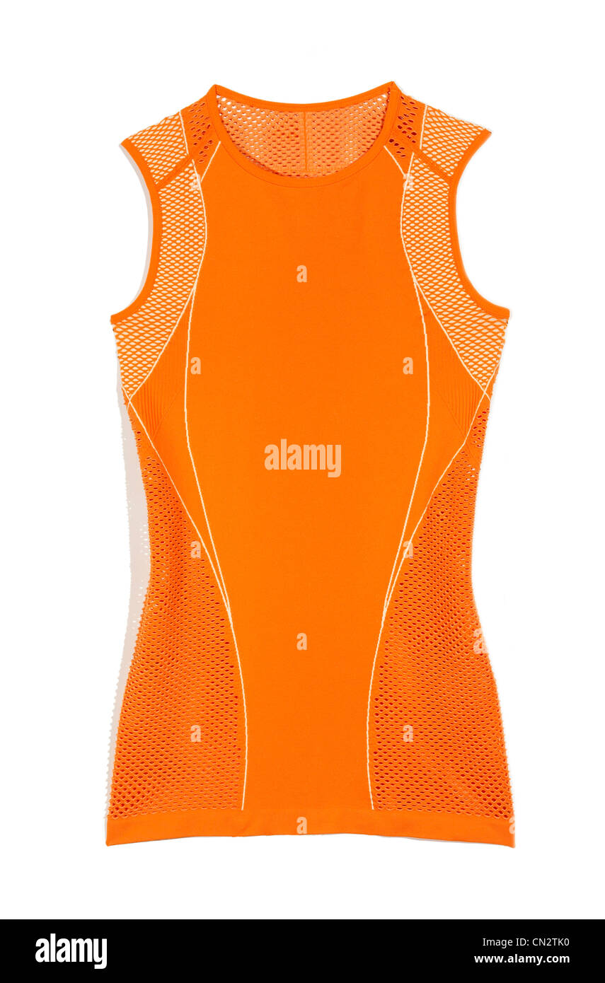 Sleeveless orange top Cut Out Stock Images & Pictures - Alamy