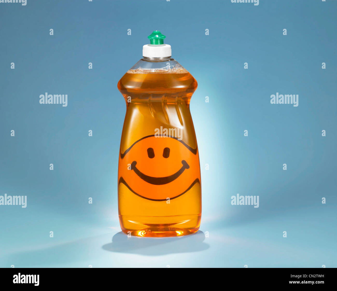 Happy Face Soap Bottle Stock Photo Alamy