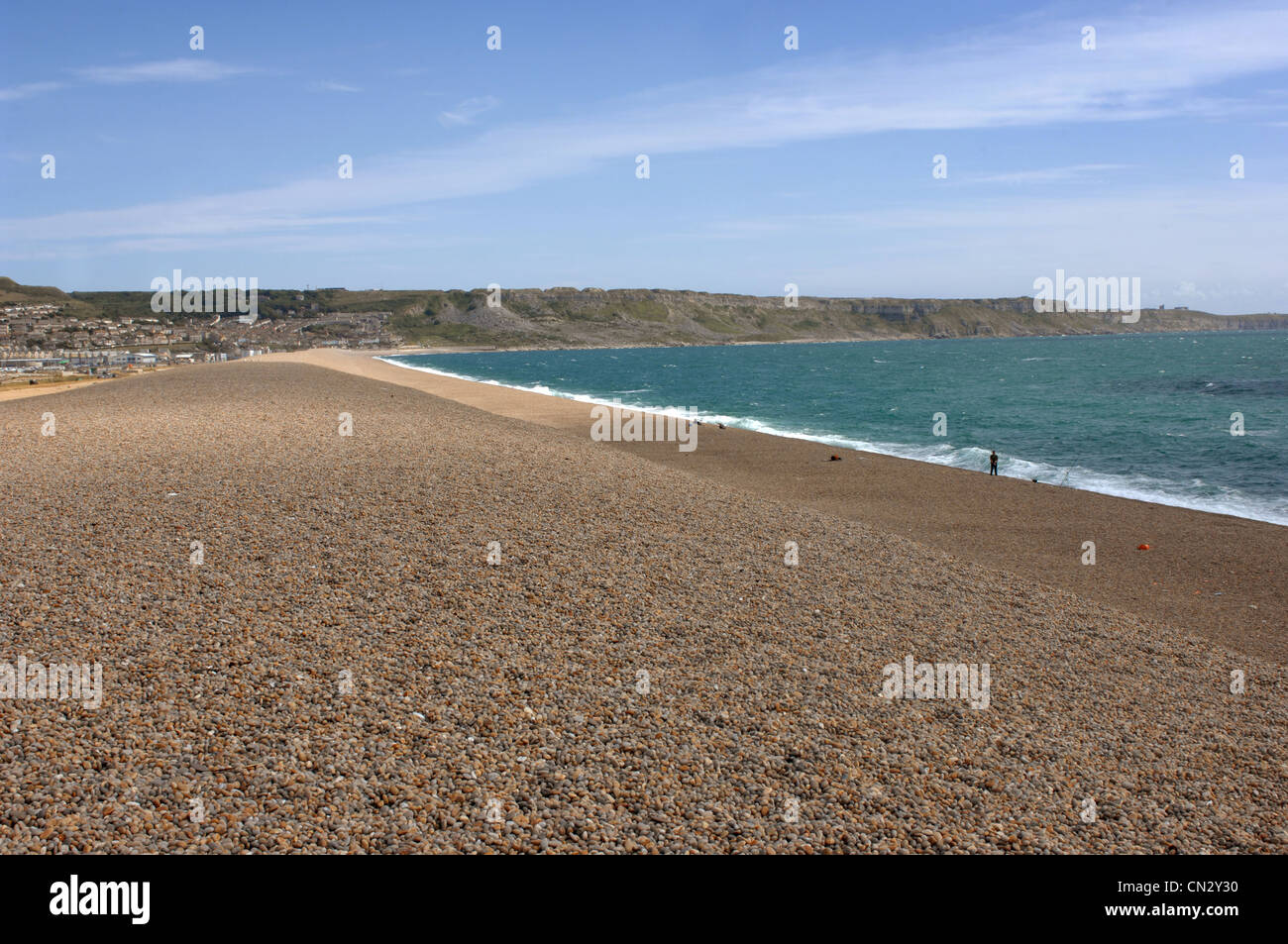 Chesil Beach Dorset England Stock Photo Alamy
