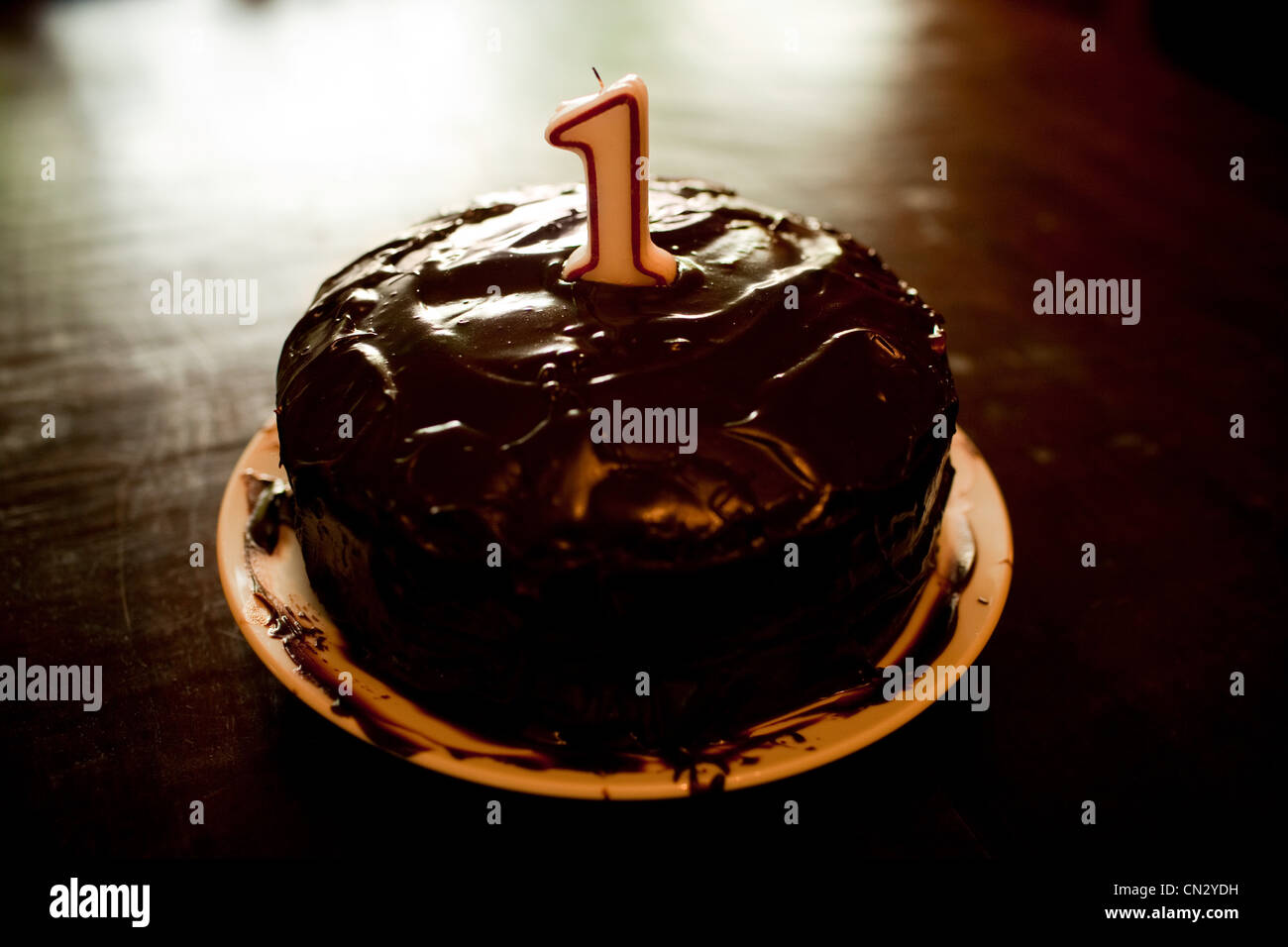 First birthday cake Stock Photo - Alamy