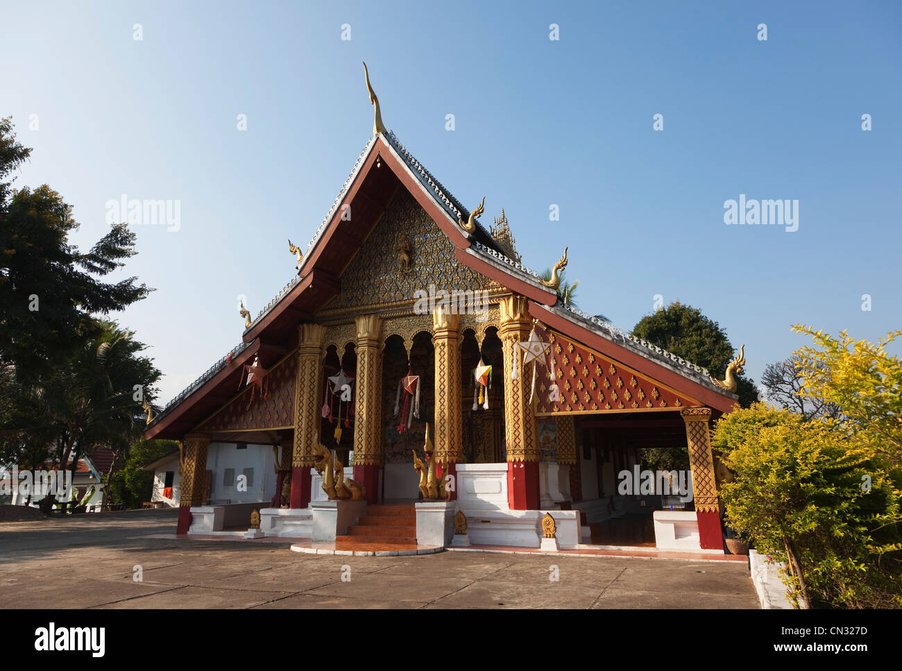 Wat Hosian temple, Luang Prabang, Laos PDR Stock Photo