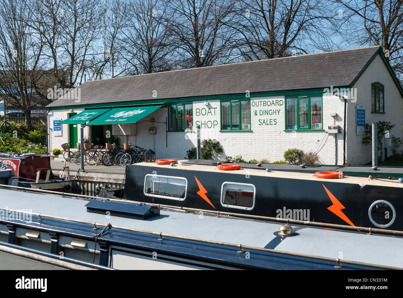 The traditional cycle shop in StratforduponAvon, Warwickshire, UK