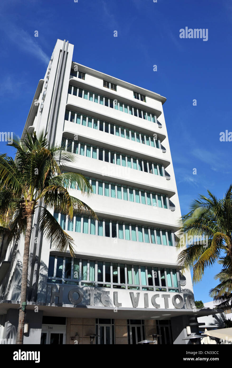 Victor Hotel, Miami, Florida, USA Stock Photo