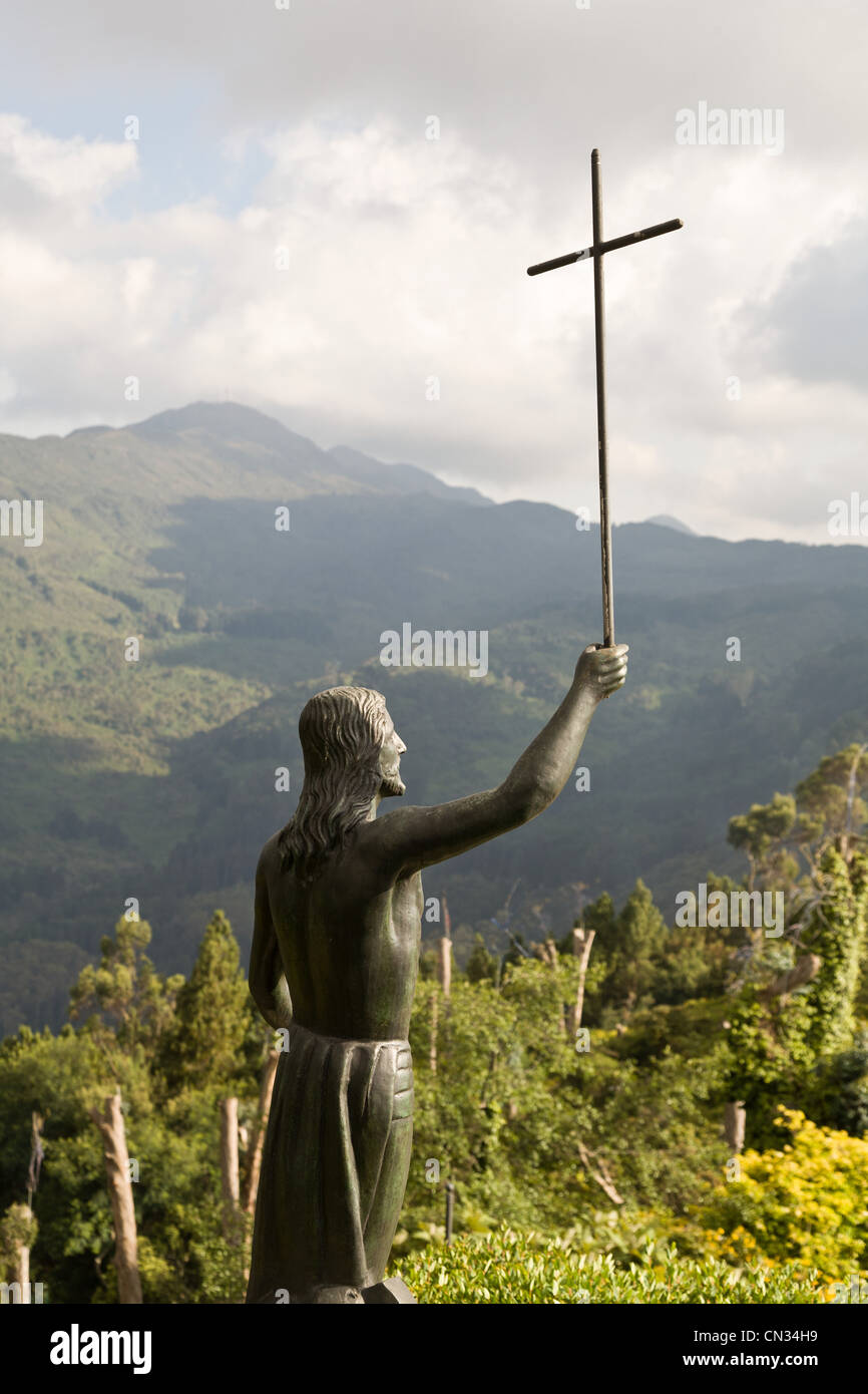 Statue of Jesus, Botoga, Colombia Stock Photo Alamy