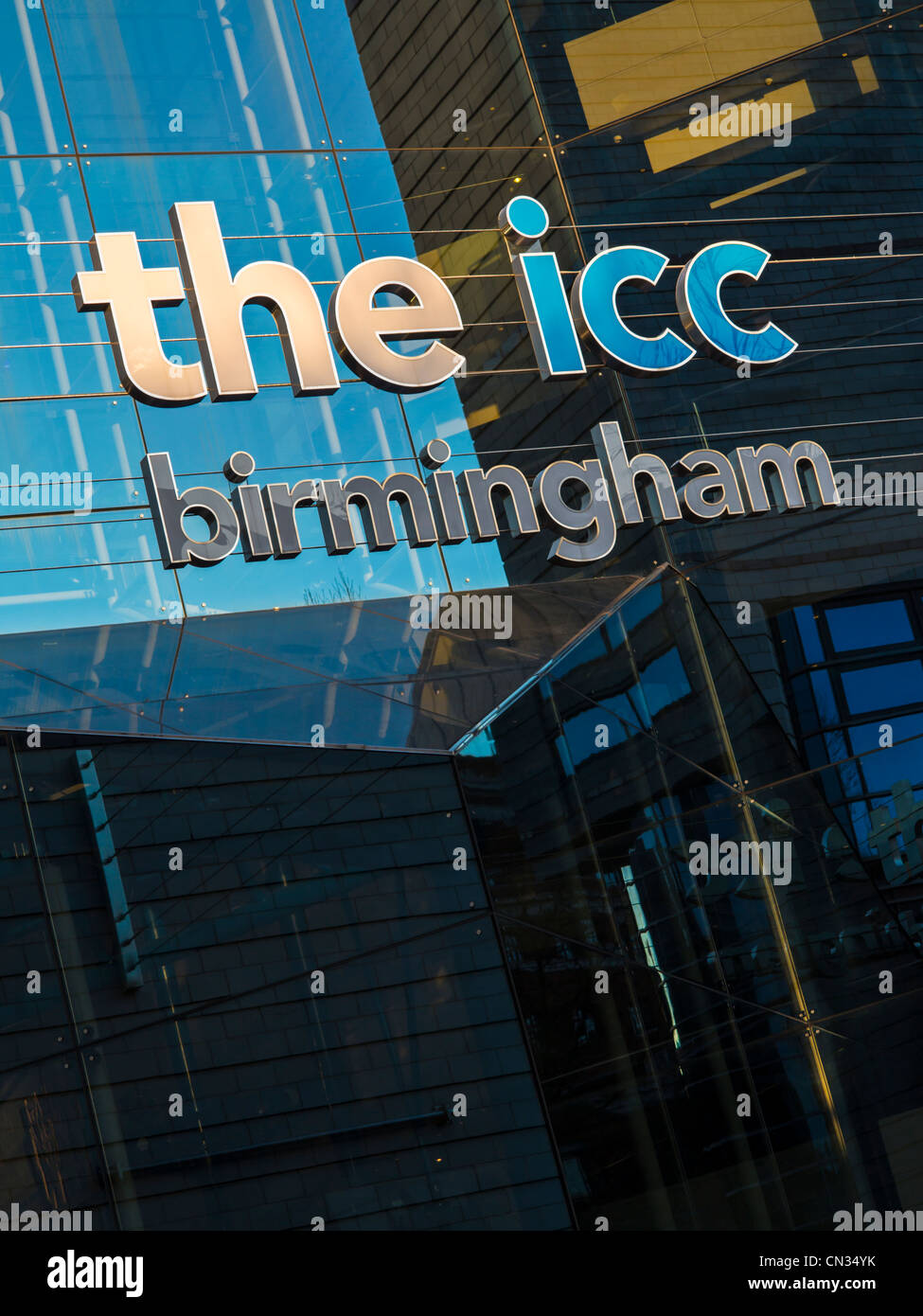 The entrance to the ICC in Birmingham, West Midlands, England Stock Photo