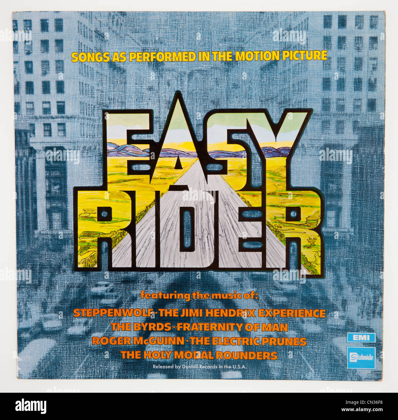 Cover of vinyl compilation soundtrack Easy Rider, released 1969 on ...