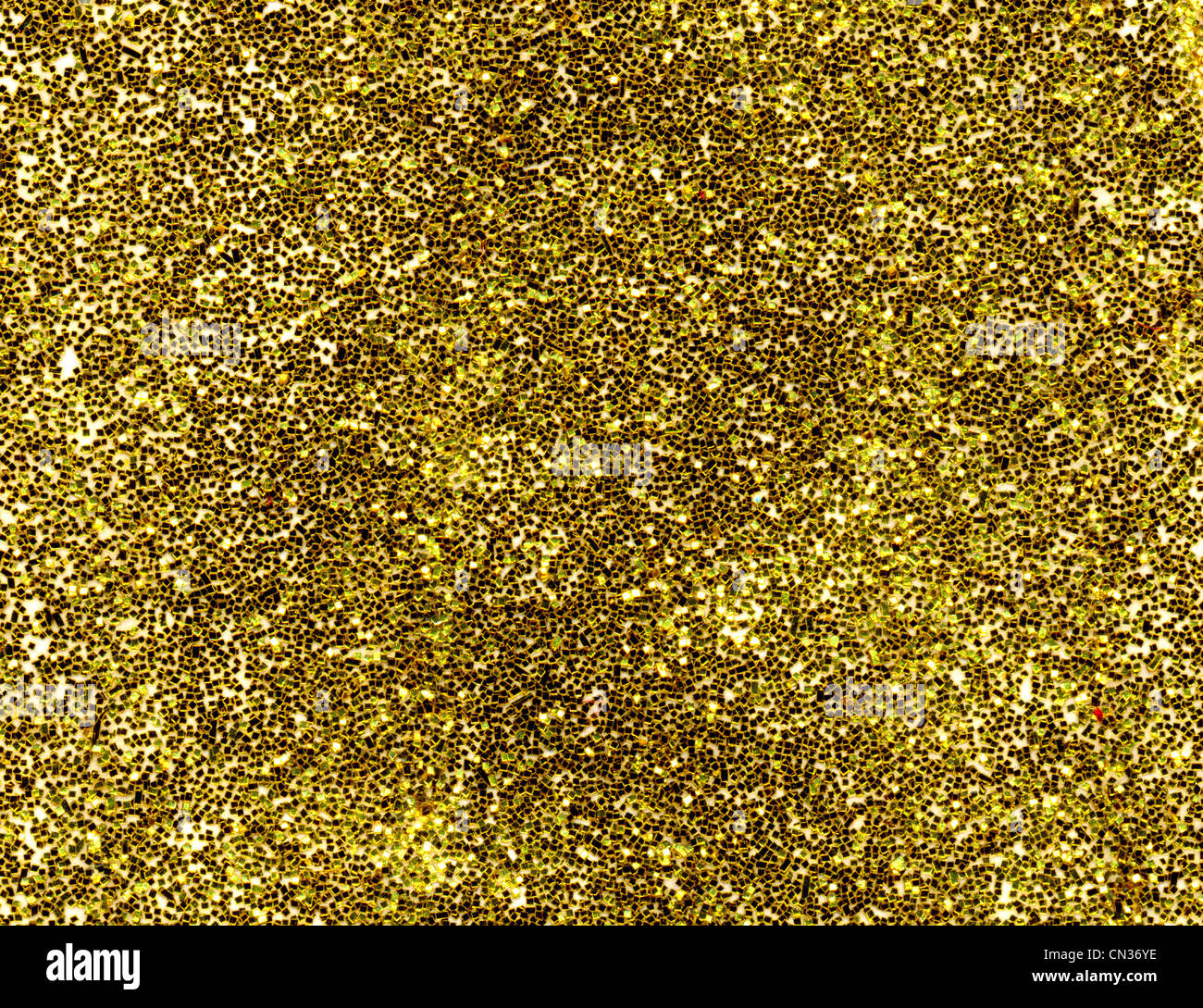 Gold glitter macro close up texture background. Stock Photo