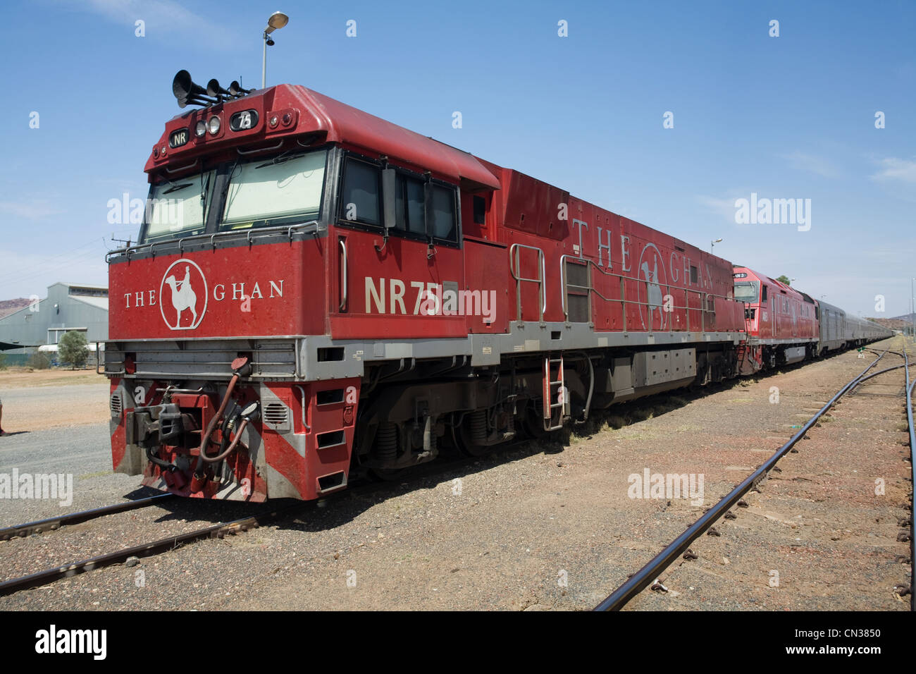 Australia, Northern Territory, Red Center, Alice Springs, The Ghan in the Alice Springs station