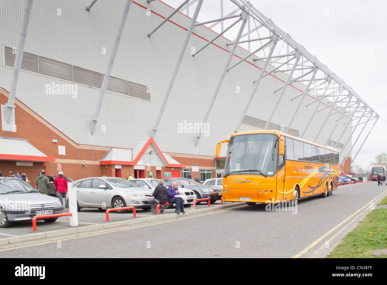 Crewe Alexandra on Match Day Stock Photo