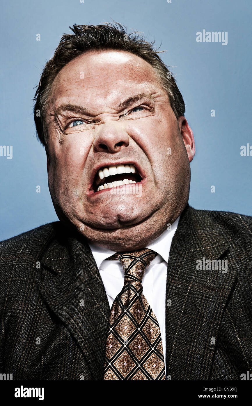  Angry caucasian business man feeling hi-res stock photography and Illustration 
