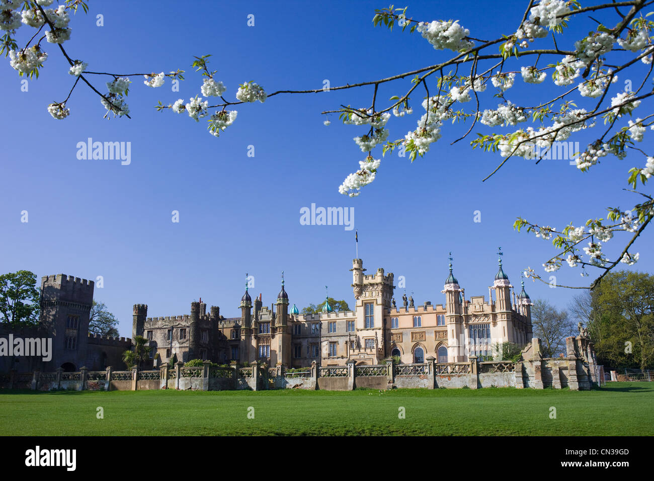 England, Hertfordshire, Knebworth House Stock Photo Alamy