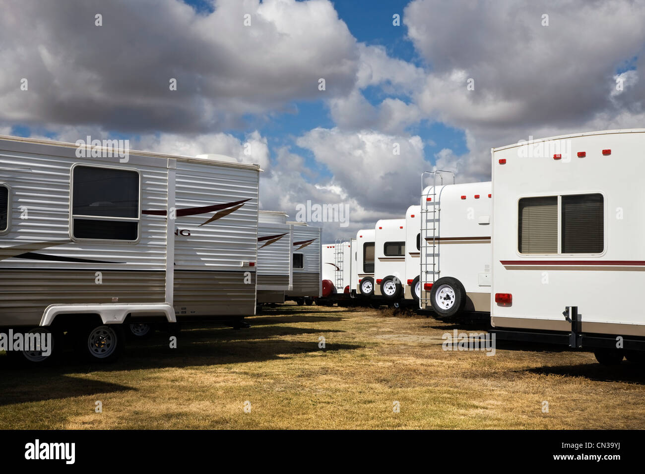 Trailers for sale hires stock photography and images Alamy