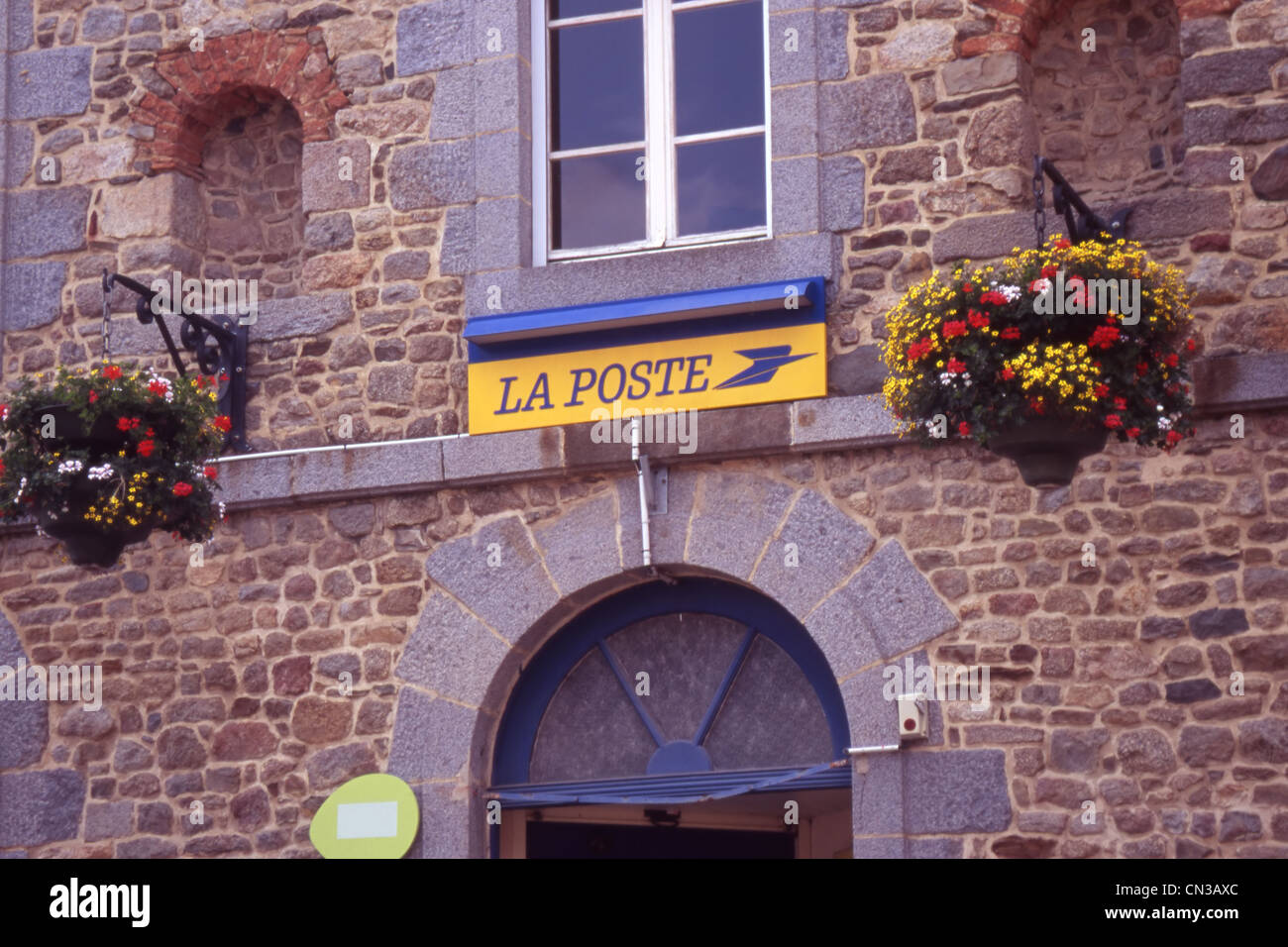 Post Office at Combourg. Brittany. France Stock Photo - Alamy