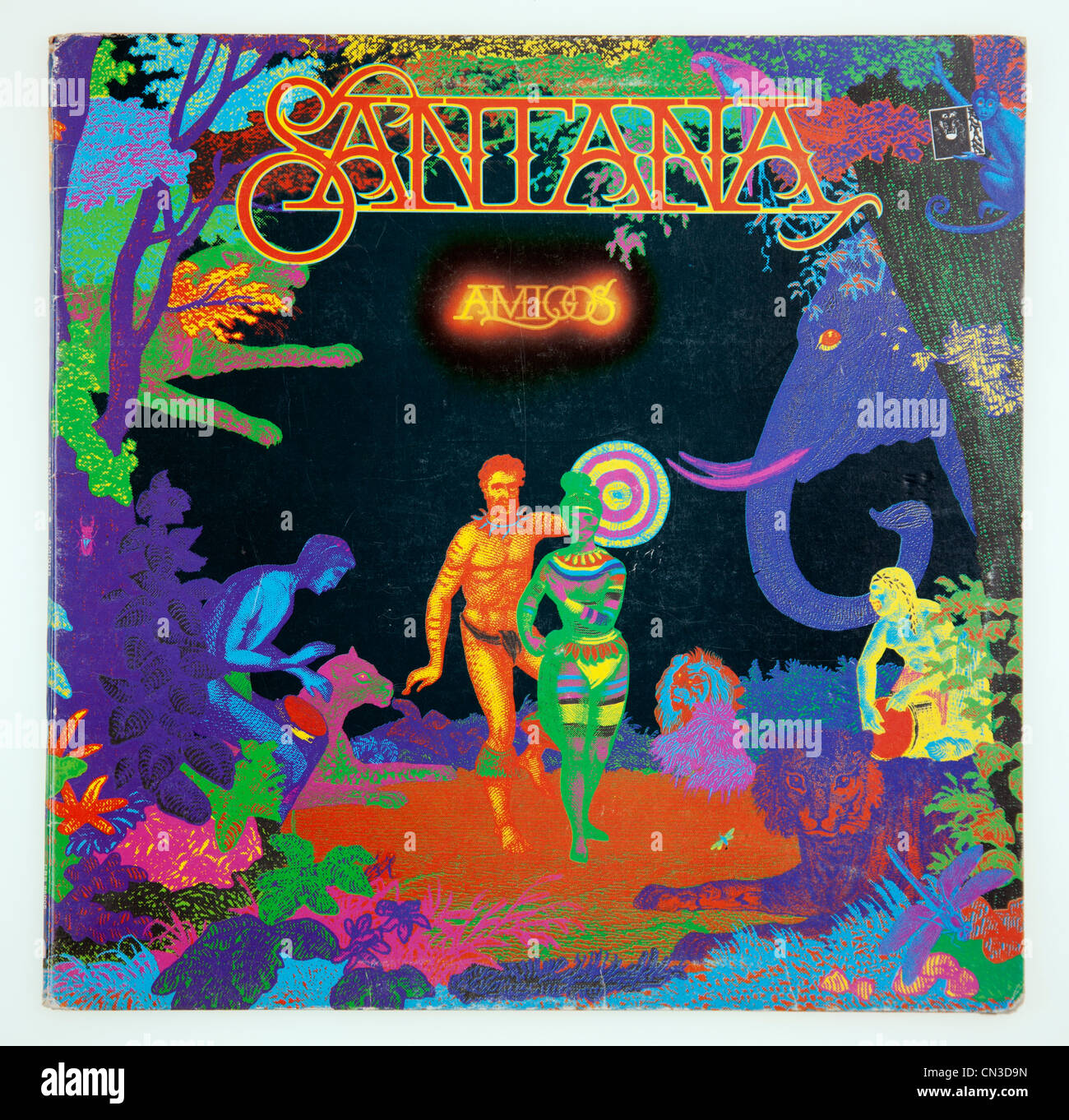 Cover of vinyl album Amigos by Santana, released 1976 on CBS Records