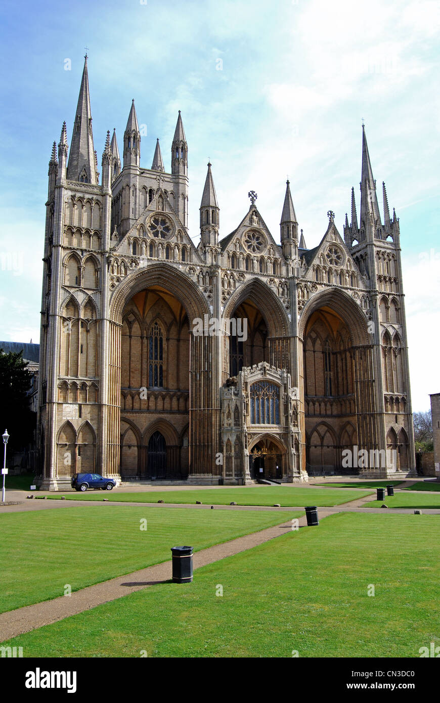 Cathedral, west front, Peterborough, England