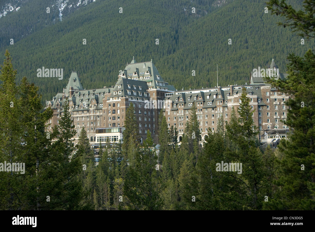 Old luxury hotel Banff, Alberta, Canada Stock Photo Alamy