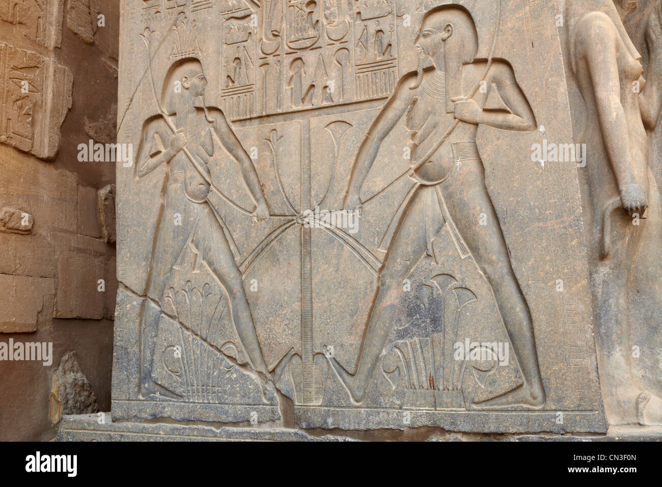Egypt - Luxor Temple, UNESCO Stock Photo