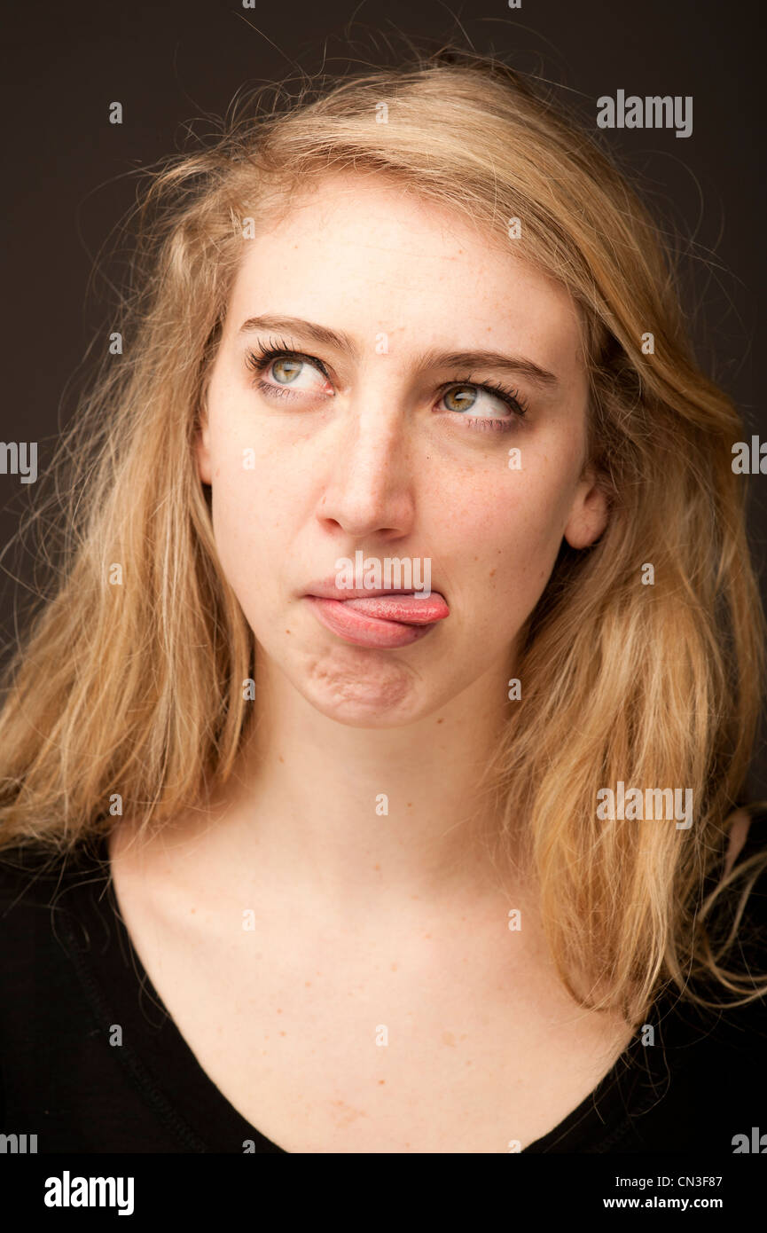 Blonde 18 year old girl hi-res stock photography and images - Alamy