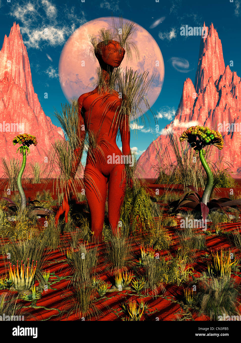 Alien Plant Life Stock Photo - Alamy