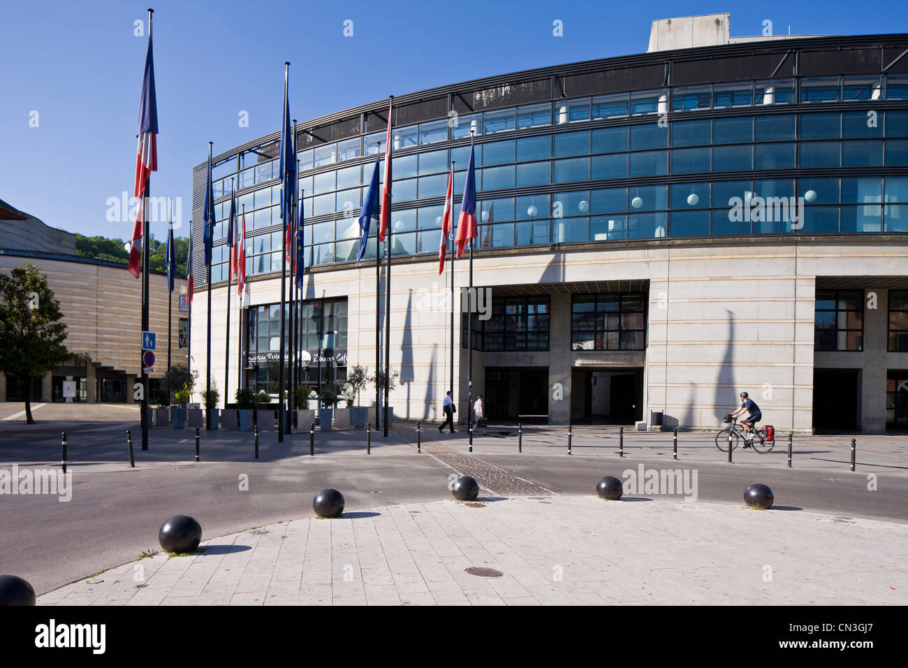 France, Savoie, Chambery, Andre Malraux Cultural Center Stock Photo