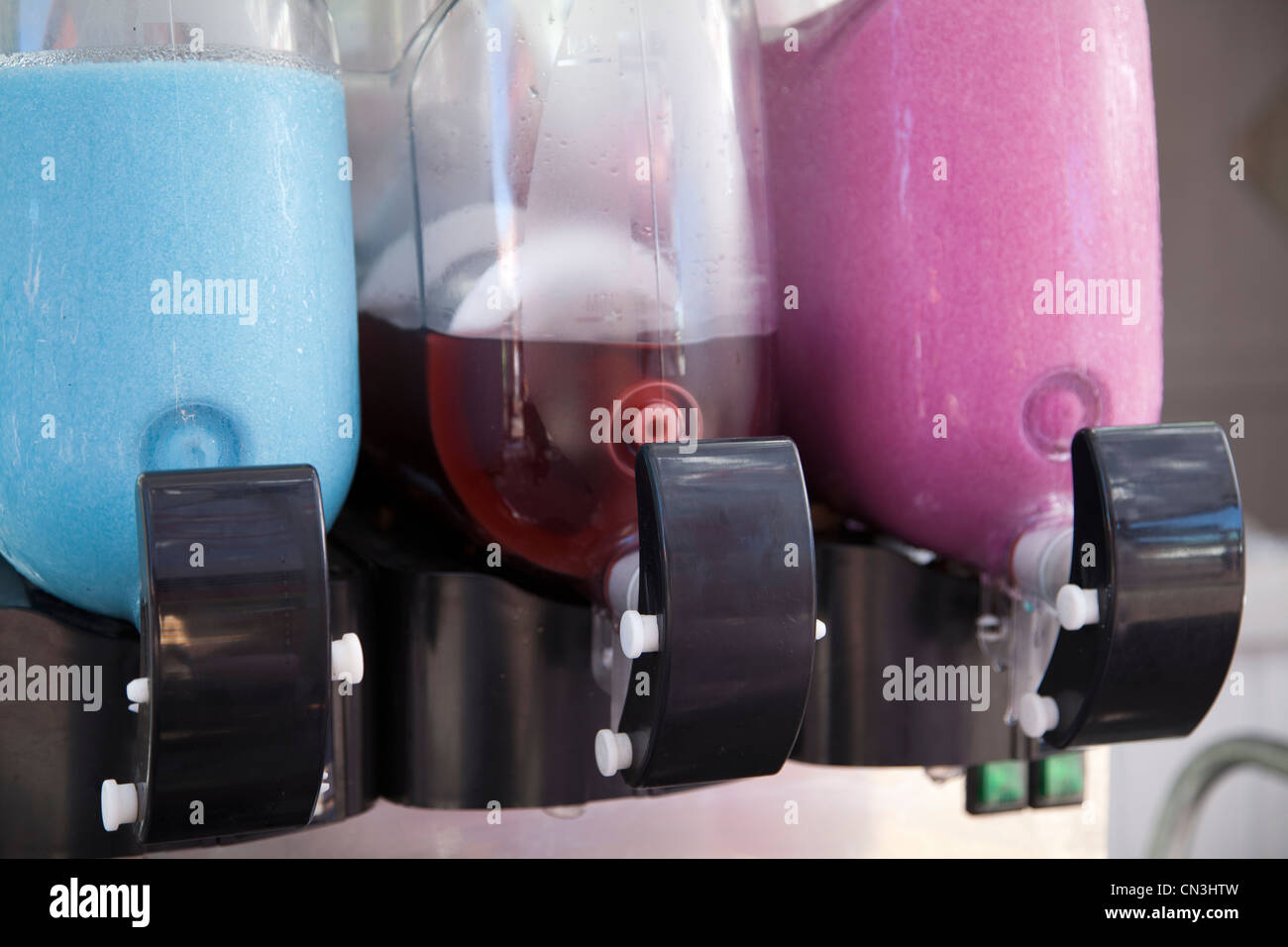 Iced Drinks Dispenser Stock Photo Alamy