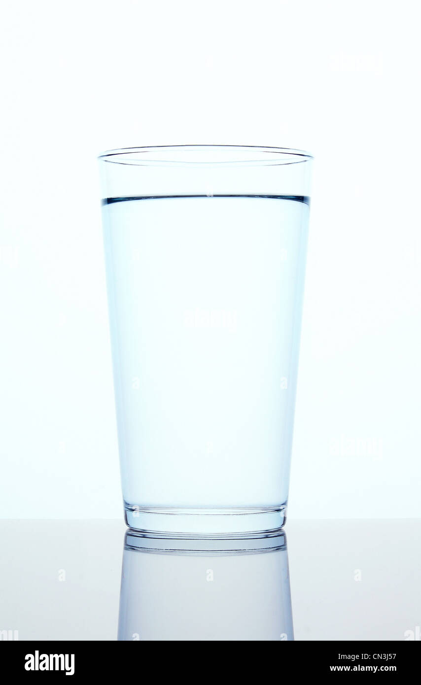 Full glass of water Stock Photo Alamy