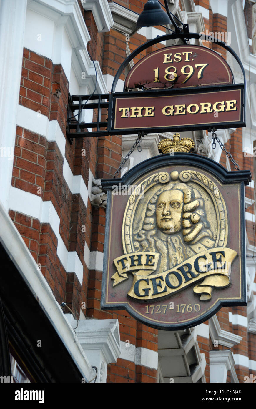 The George pub in Soho, London, UK Stock Photo