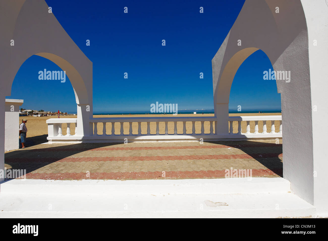 Tunisia, la Goulette, seaside's view, beach Stock Photo Alamy