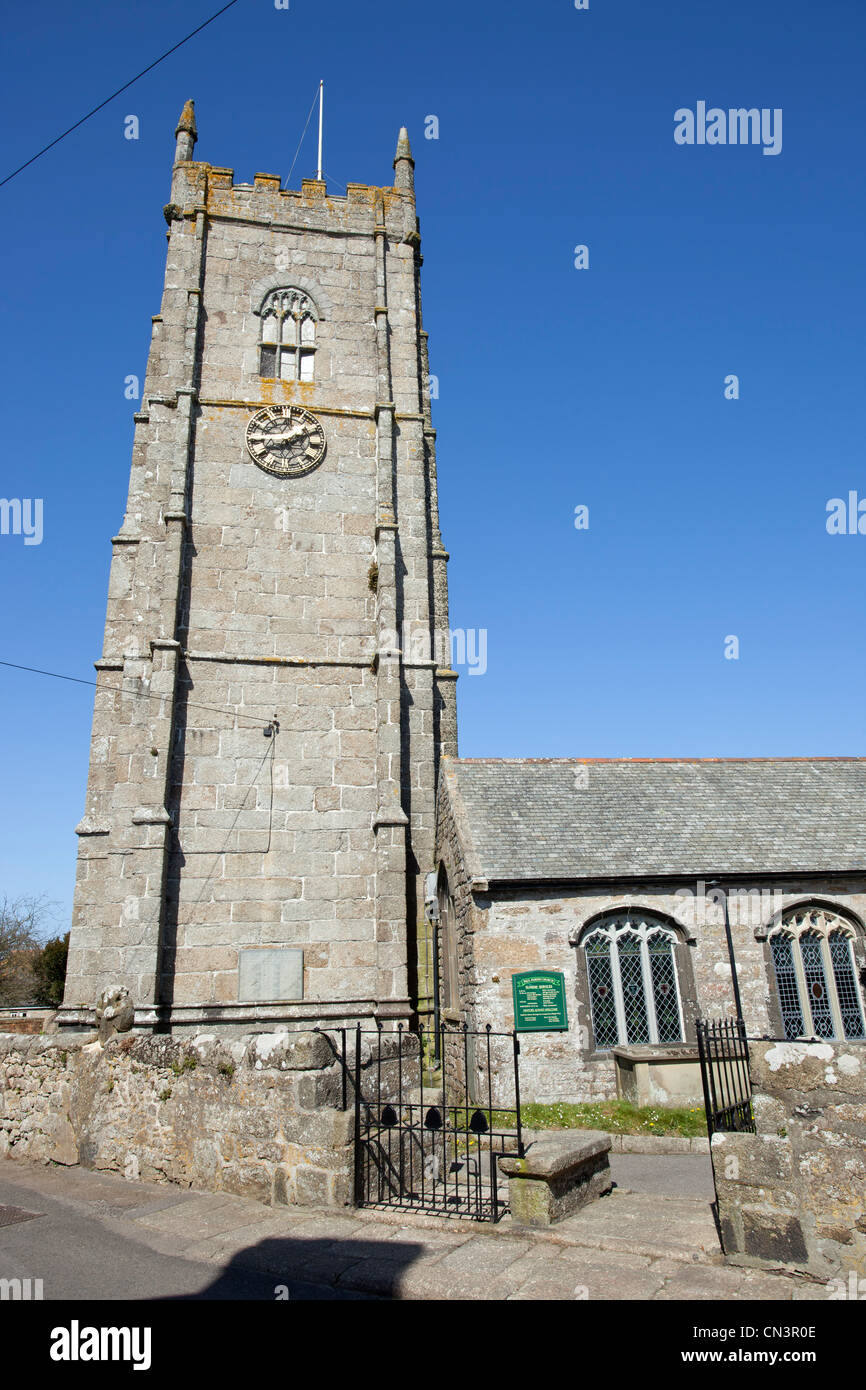 Paul Parish Church in Cornwall UK. Stock Photo