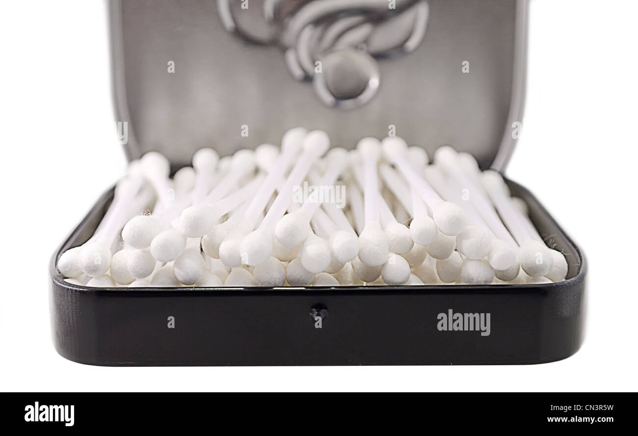 Cotton sticks hygiene ear and skincare Stock Photo Alamy