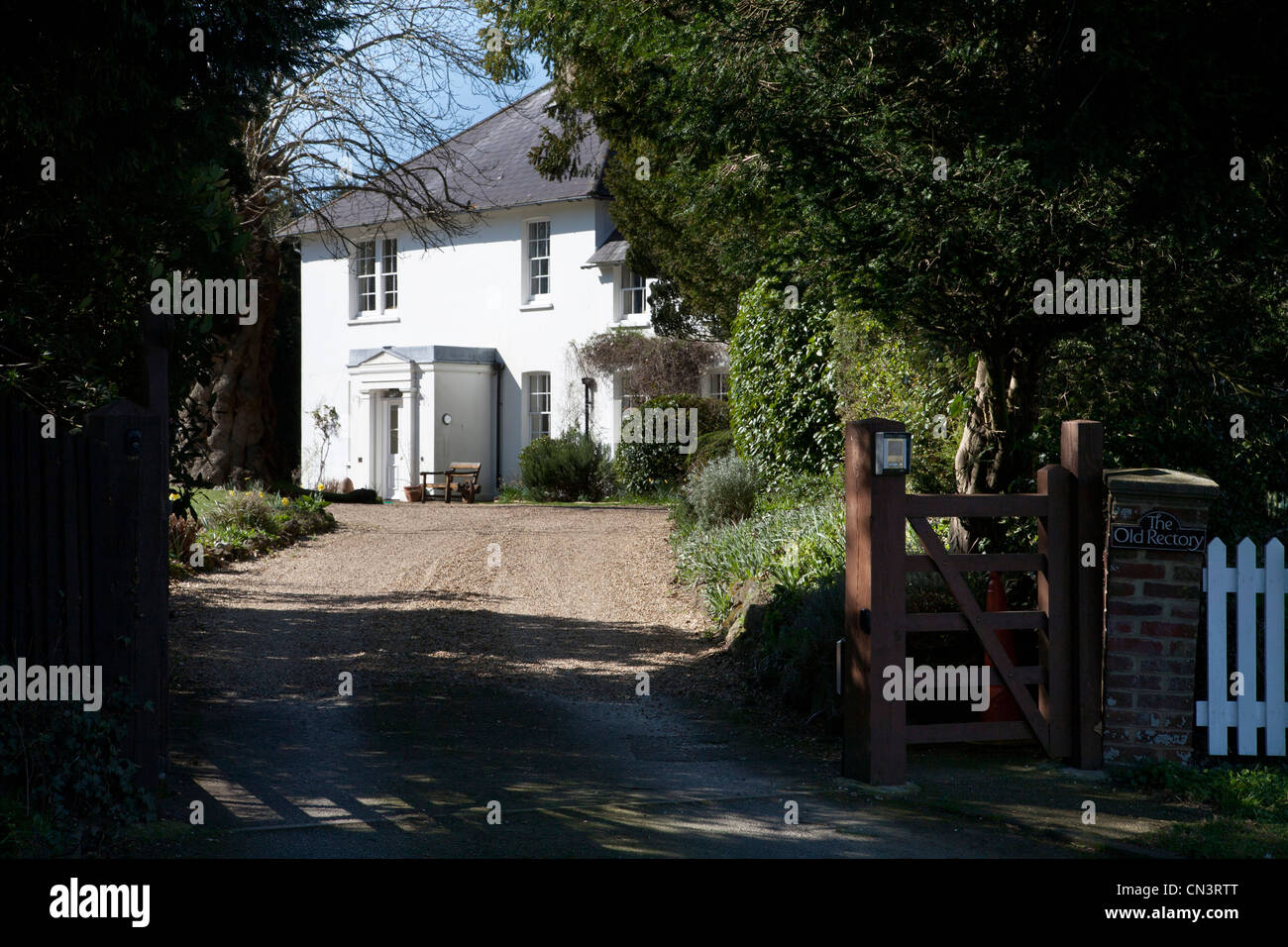 The Old Rectory building in Falmer village, East Sussex Stock Photo Alamy