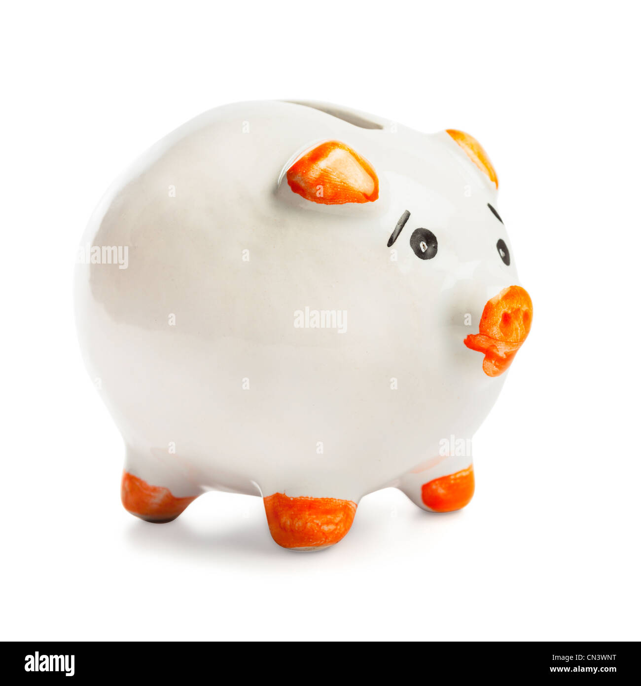 Piggy bank isolated on white background Stock Photo - Alamy