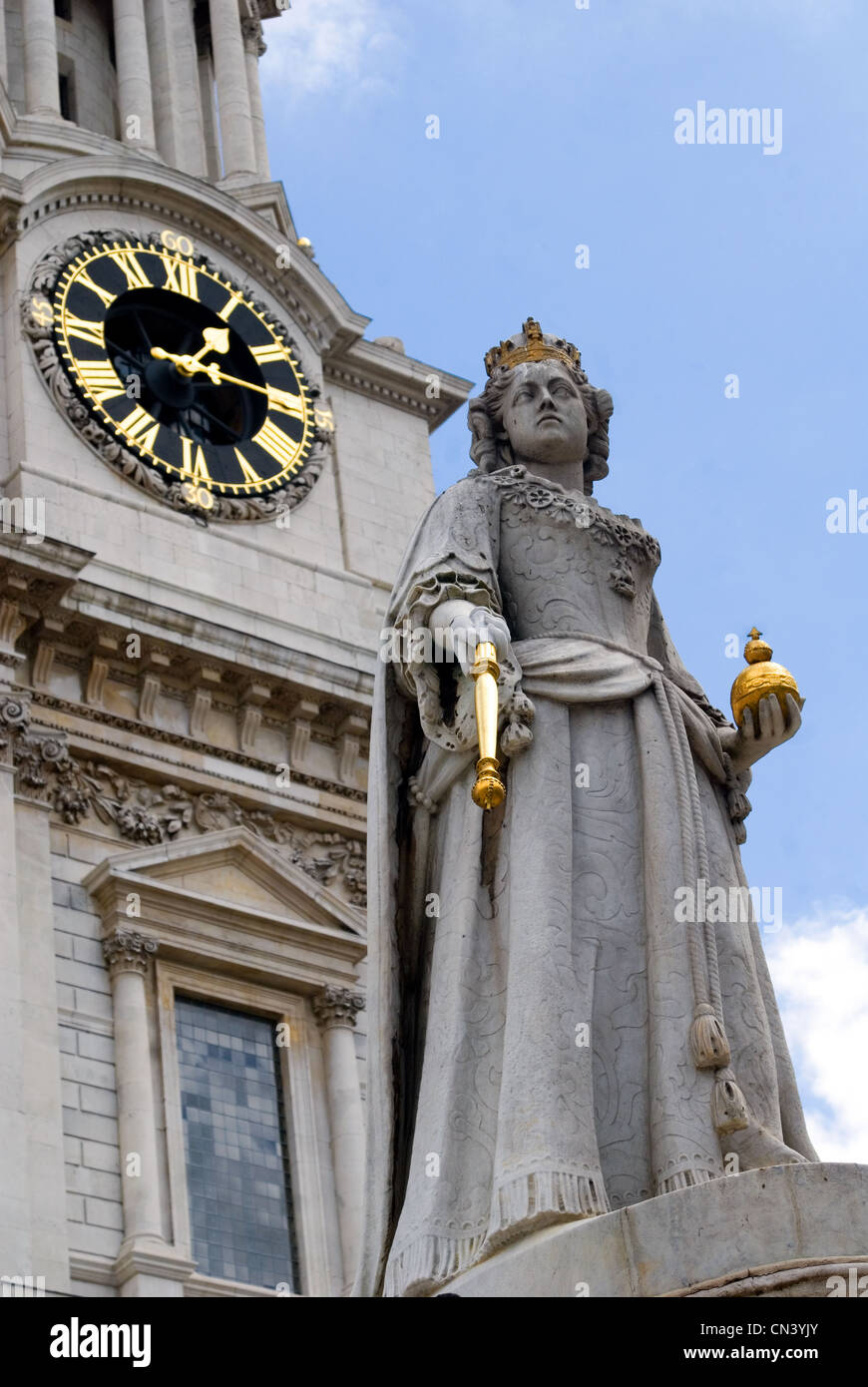 Queen Victoria in St. Paul's London Stock Photo