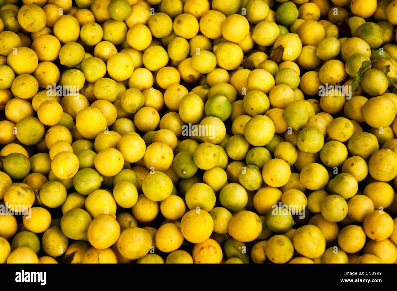 Indian fruit at a market Stock Photo