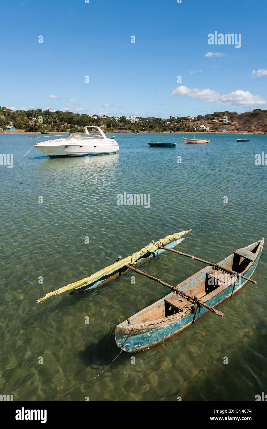 Marina of Diego Suarez (Antsiranana), north of Madagascar Stock Photo