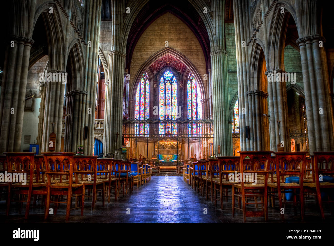 A Church In HDR Stock Photo - Alamy