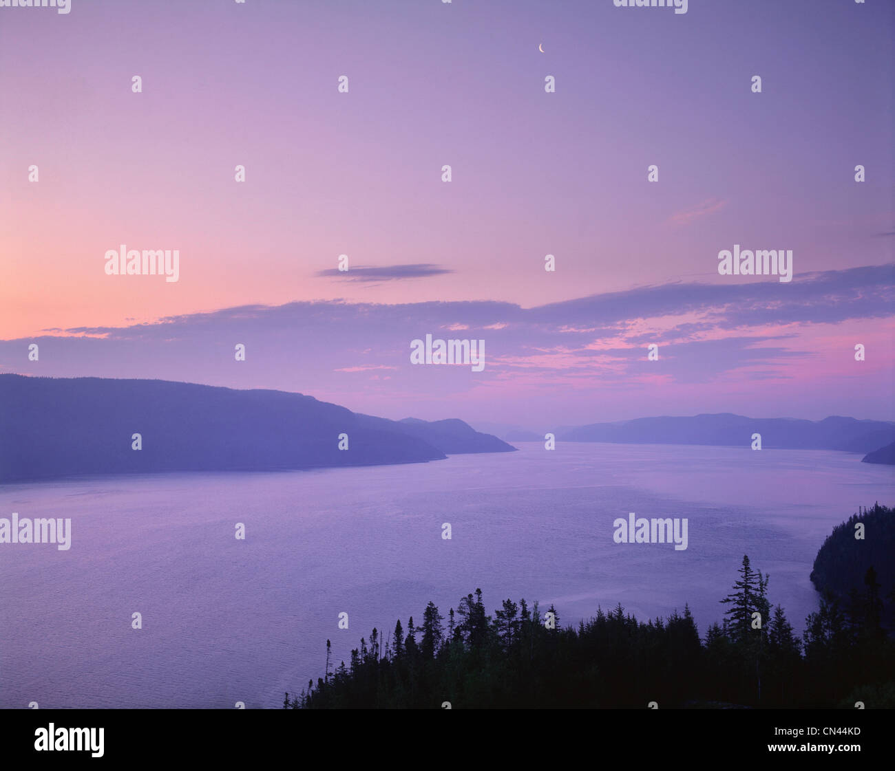 Saguenay Fjord at Dawn, St.Lawrence Marine Park, Saguenay LacSaint