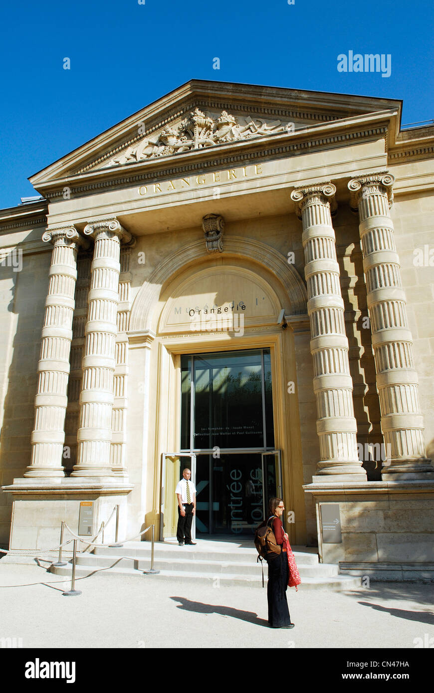 France, Paris, Tuileries Garden, the Orangerie Museum, built in 1853 by the architect Firmin Bourgeois Stock Photo