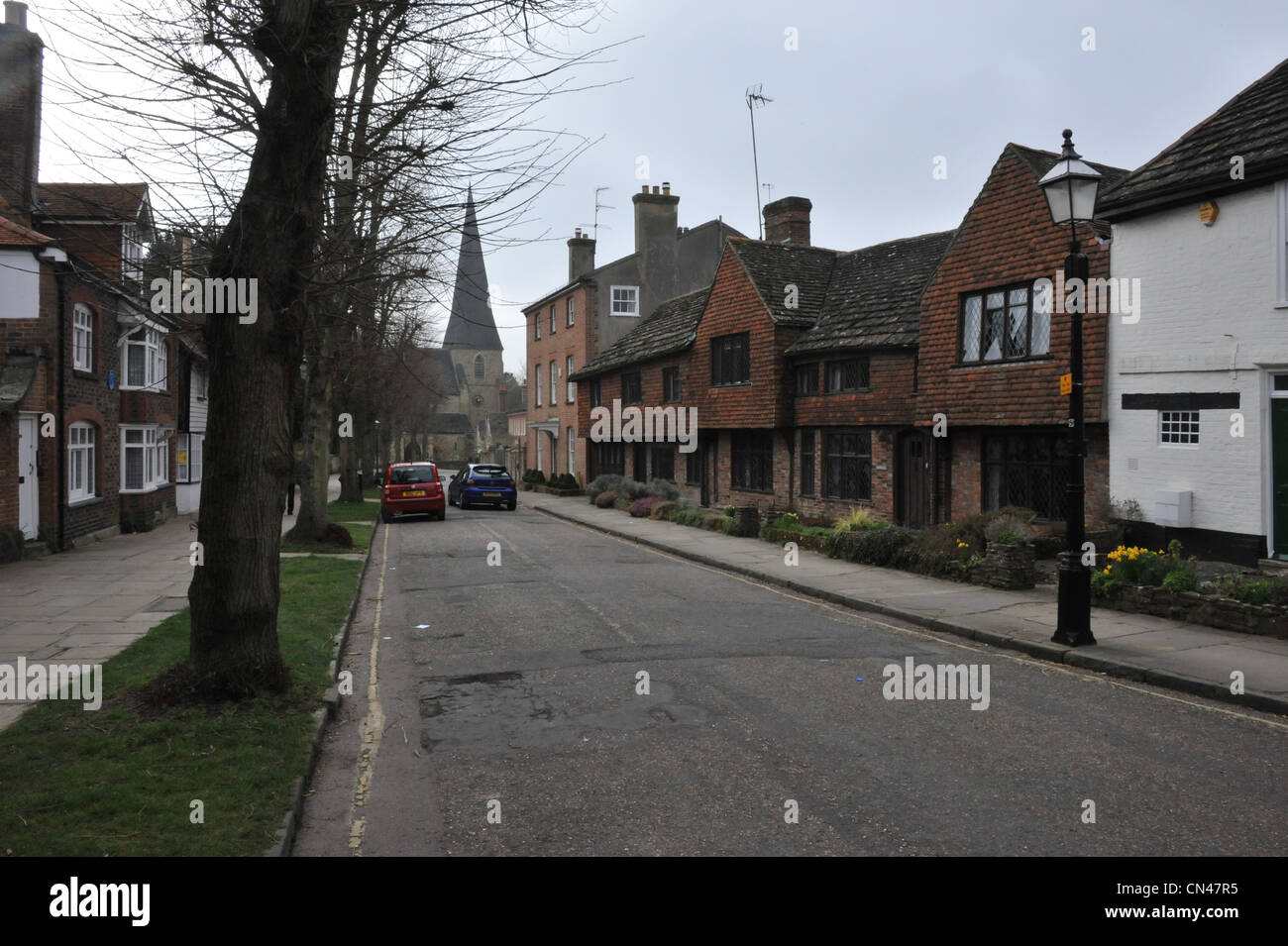 The Causeway in Horsham,Sussex Stock Photo Alamy