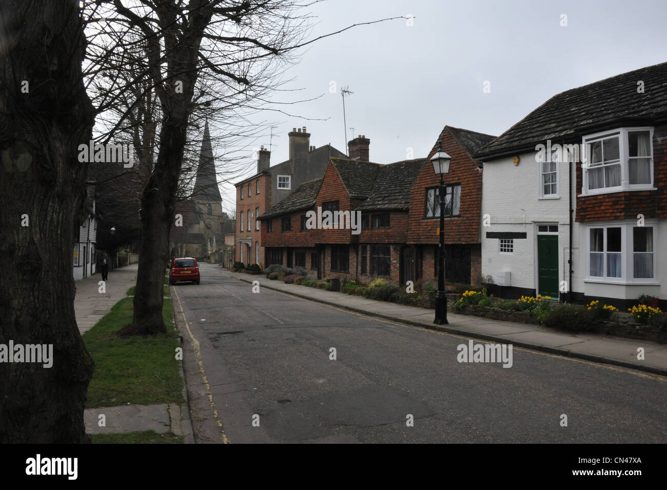 The Causeway in Horsham,Sussex Stock Photo Alamy