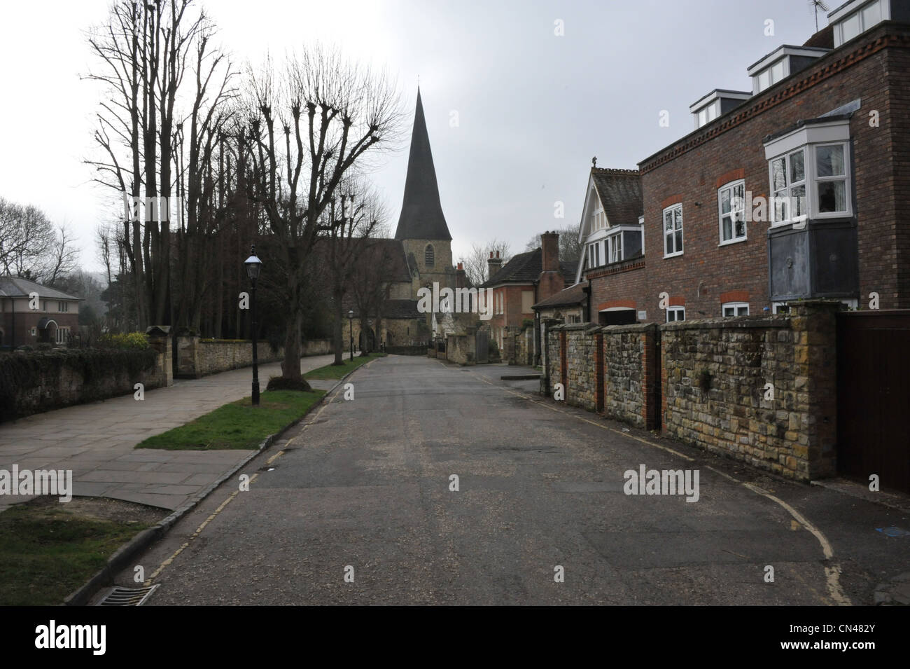 The Causeway in Horsham,Sussex Stock Photo Alamy