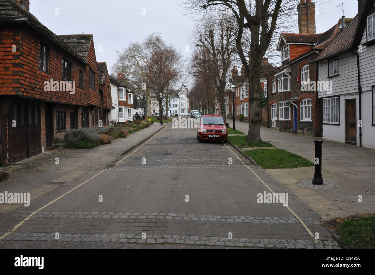 The Causeway in Horsham,Sussex Stock Photo Alamy