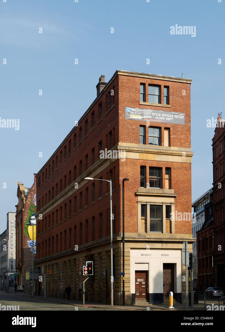 Bradley House in Manchester UK Stock Photo Alamy