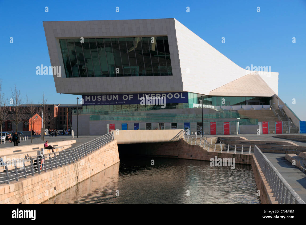 England Merseyside Liverpool, Pierhead & Liverpool Museum Stock Photo