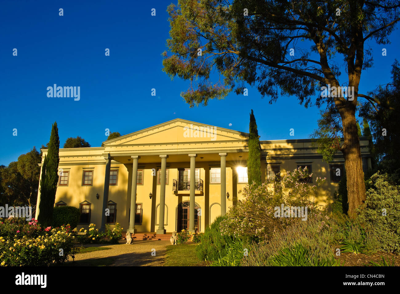 Australia, South Australia, Barrossa valley, Lyndoch village, Château Barossa property has a