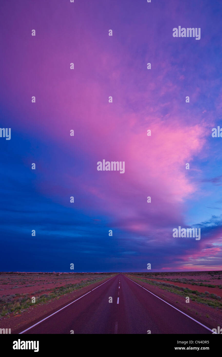 Australia, Northern Territory, on the Stuart Highway Stock Photo