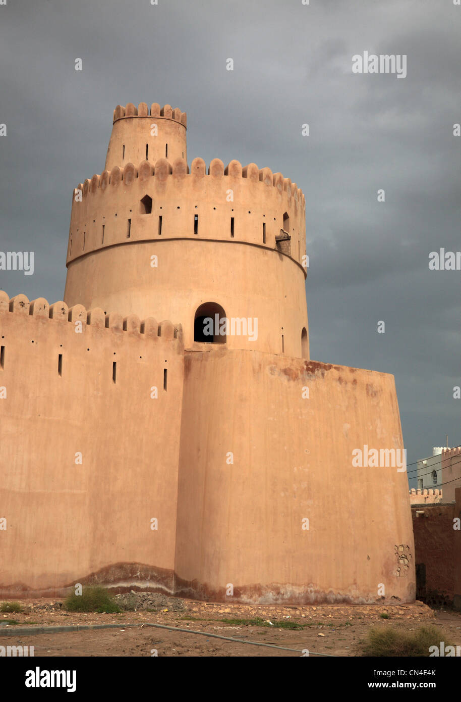 Fort Bilad Sur in Sur, Oman Stock Photo
