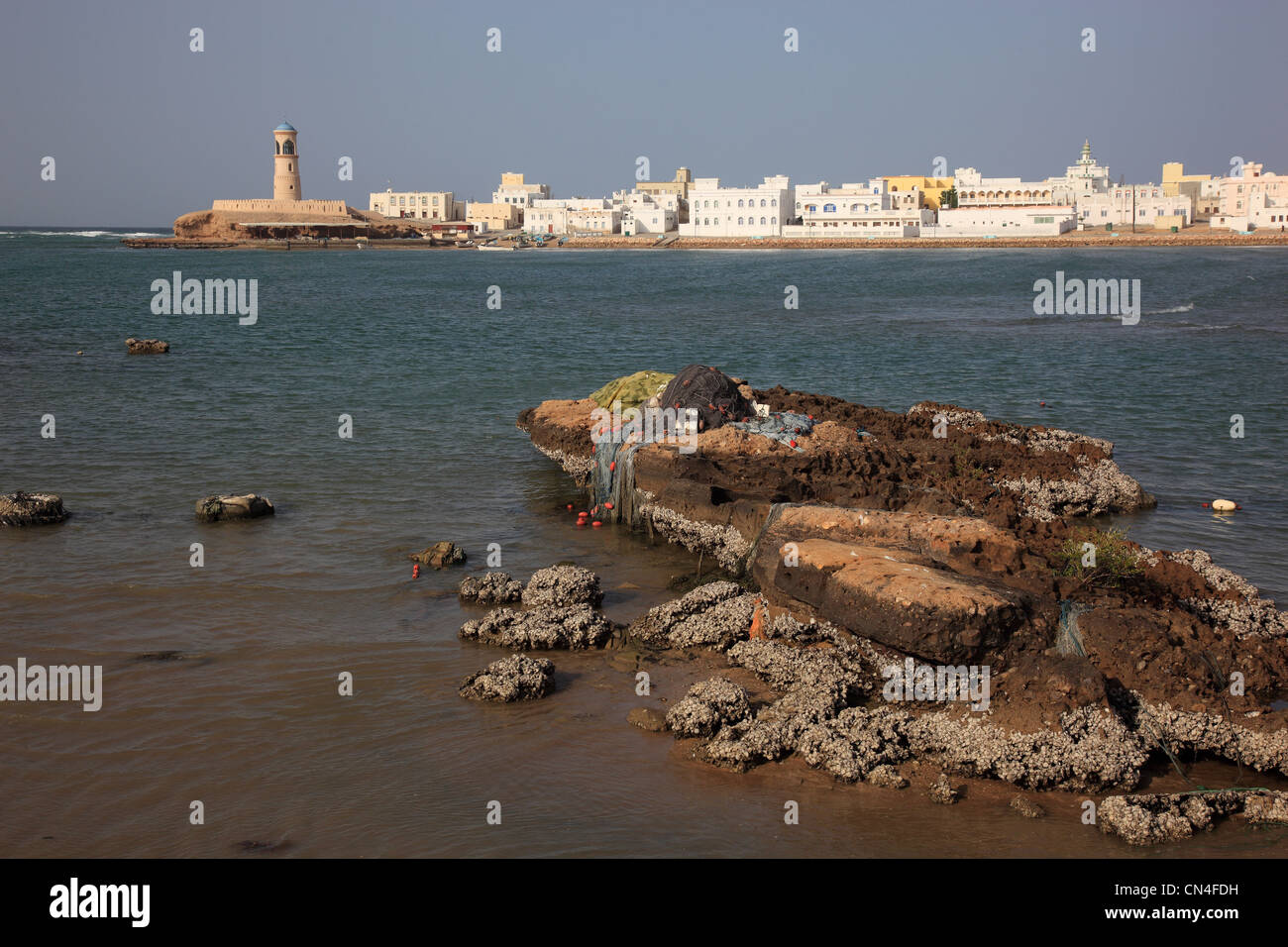 Al-Ayjah bei Sur, Oman Stock Photo