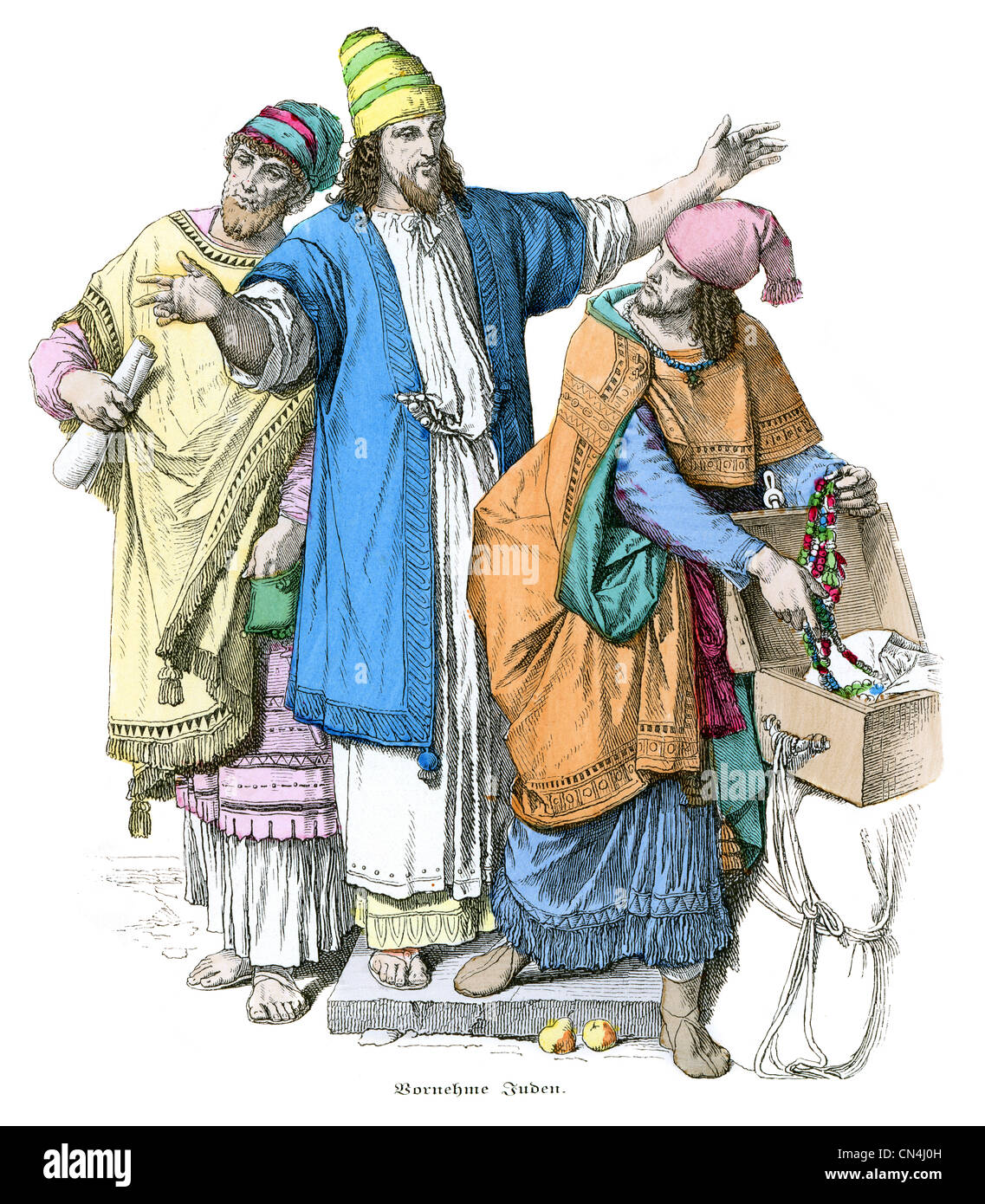 Jewish men from before the time of Christ Stock Photo