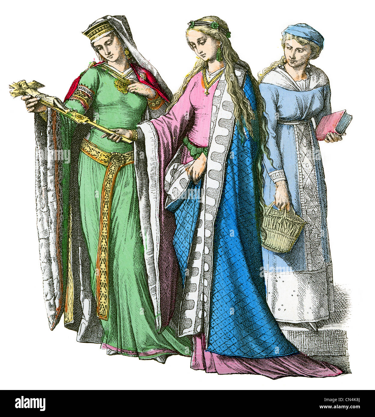 medieval clothing for noblewomen